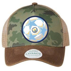 Cool Man City Soccer Team Ball Legacy Tie Dye Trucker Hat