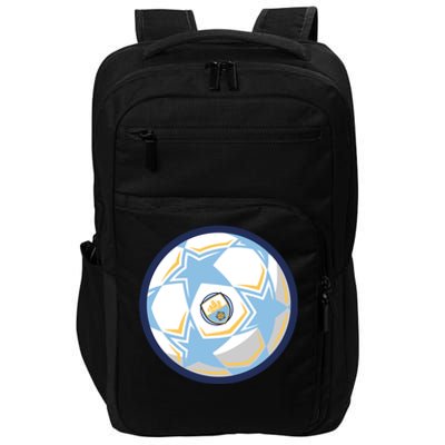 Cool Man City Soccer Team Ball Impact Tech Backpack