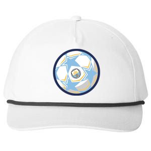 Cool Man City Soccer Team Ball Snapback Five-Panel Rope Hat