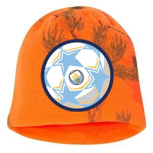 Cool Man City Soccer Team Ball Kati - Camo Knit Beanie