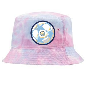 Cool Man City Soccer Team Ball Tie-Dyed Bucket Hat