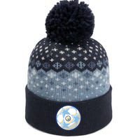 Cool Man City Soccer Team Ball The Baniff Cuffed Pom Beanie