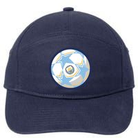 Cool Man City Soccer Team Ball 7-Panel Snapback Hat