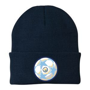 Cool Man City Soccer Team Ball Knit Cap Winter Beanie