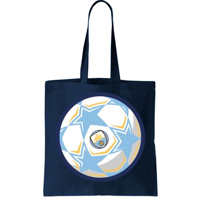 Cool Man City Soccer Team Ball Tote Bag