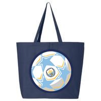 Cool Man City Soccer Team Ball 25L Jumbo Tote