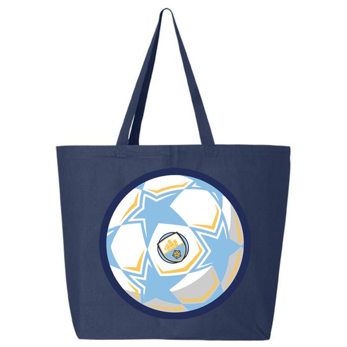 Cool Man City Soccer Team Ball 25L Jumbo Tote