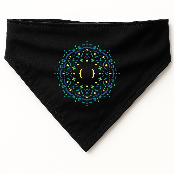 Code Mandala Css USA-Made Doggie Bandana