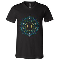 Code Mandala Css V-Neck T-Shirt
