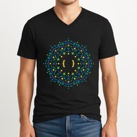 Code Mandala Css V-Neck T-Shirt