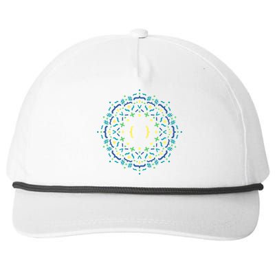 Code Mandala Css Snapback Five-Panel Rope Hat