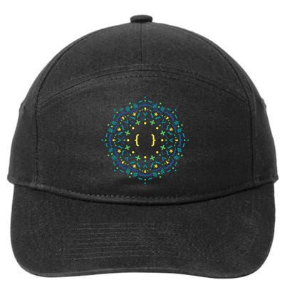 Code Mandala Css 7-Panel Snapback Hat