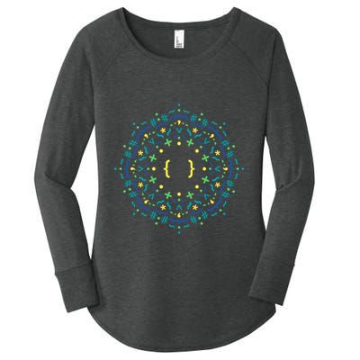 Code Mandala Css Women's Perfect Tri Tunic Long Sleeve Shirt