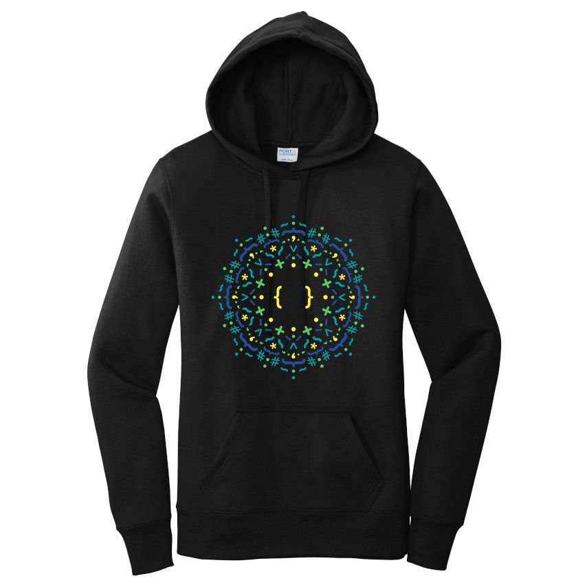 Code Mandala Css Women's Pullover Hoodie