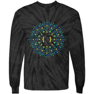 Code Mandala Css Tie-Dye Long Sleeve Shirt