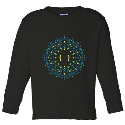 Code Mandala Css Toddler Long Sleeve Shirt