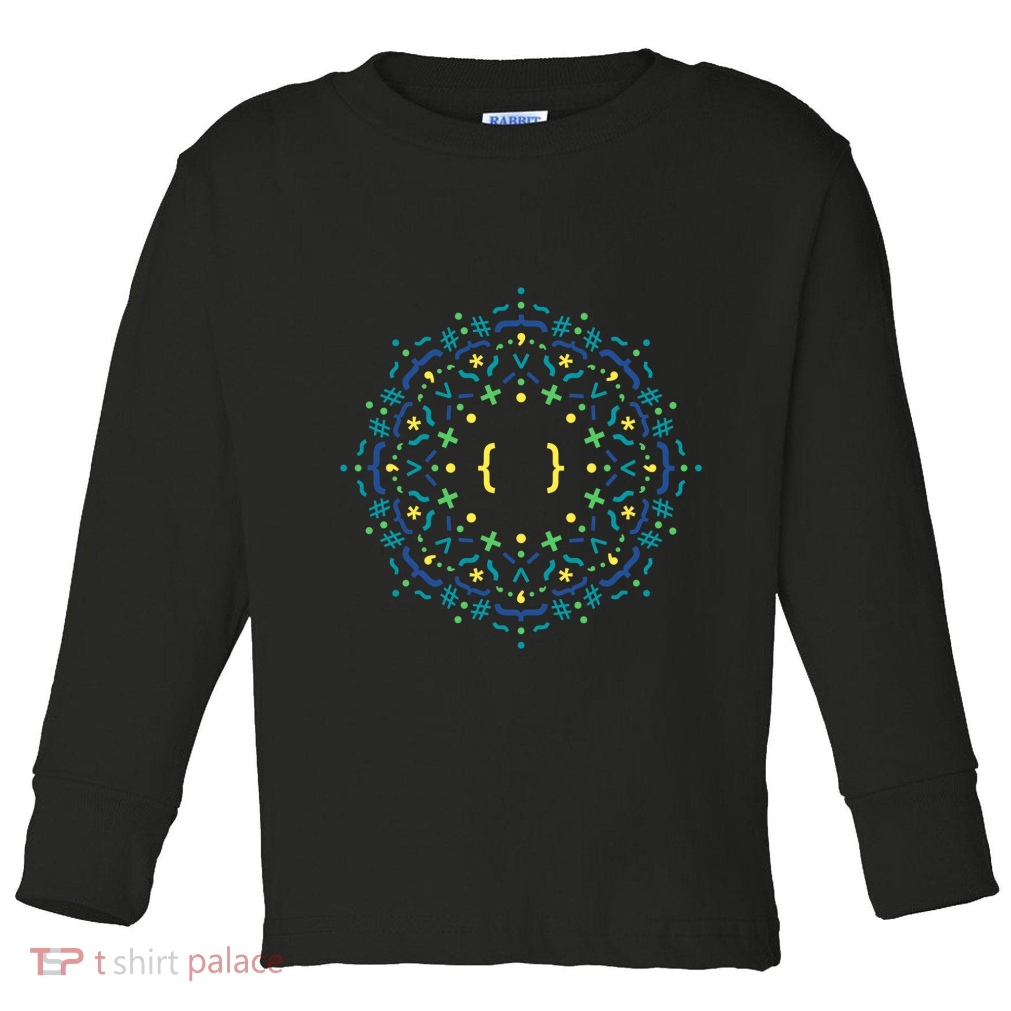 Code Mandala Css Toddler Long Sleeve Shirt