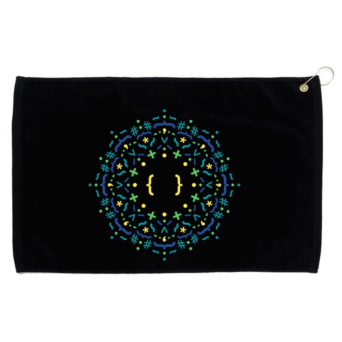 Code Mandala Css Grommeted Golf Towel