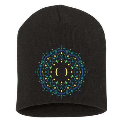 Code Mandala Css Short Acrylic Beanie