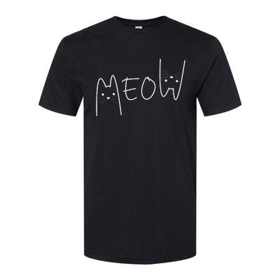 Cute Meow Cats Funny Feline Kitten Softstyle CVC T-Shirt