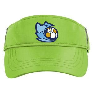 Cool Man City Soccer Ball Adult Drive Performance Visor