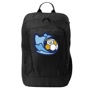 Cool Man City Soccer Ball City Backpack