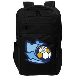 Cool Man City Soccer Ball Impact Tech Backpack