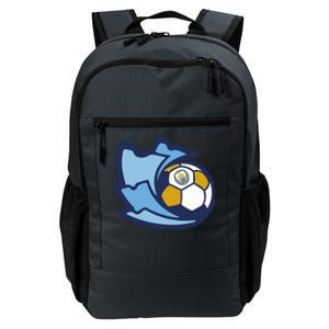 Cool Man City Soccer Ball Daily Commute Backpack