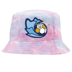 Cool Man City Soccer Ball Tie-Dyed Bucket Hat