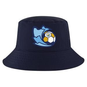 Cool Man City Soccer Ball Cool Comfort Performance Bucket Hat