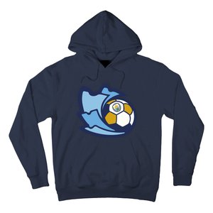 Cool Man City Soccer Ball Hoodie