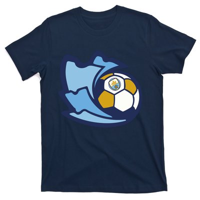 Cool Man City Soccer Ball T-Shirt