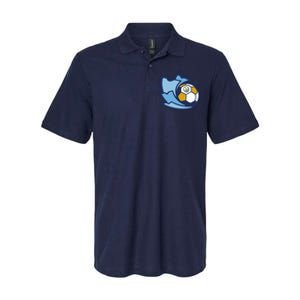 Cool Man City Soccer Ball Softstyle Adult Sport Polo