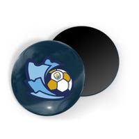 Cool Man City Soccer Ball Magnet