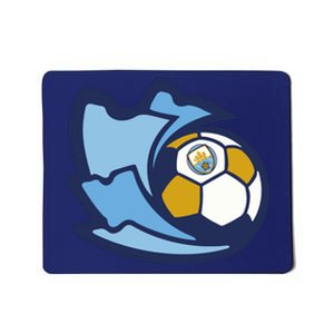 Cool Man City Soccer Ball Mousepad