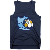 Cool Man City Soccer Ball Tank Top