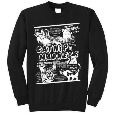 Catnip Madness Cute Kitten Cat Lover Gift For Cat Owners Sweatshirt