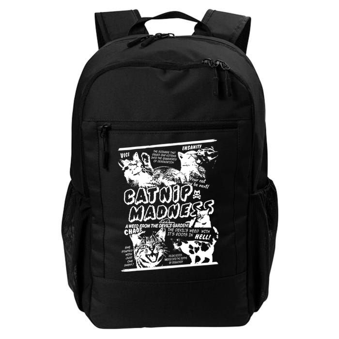 Catnip Madness Cute Kitten Cat Lover Gift For Cat Owners Daily Commute Backpack