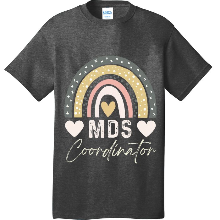 Certified Mds Coordinator Rainbow Registered Mds Coordinator T-Shirt