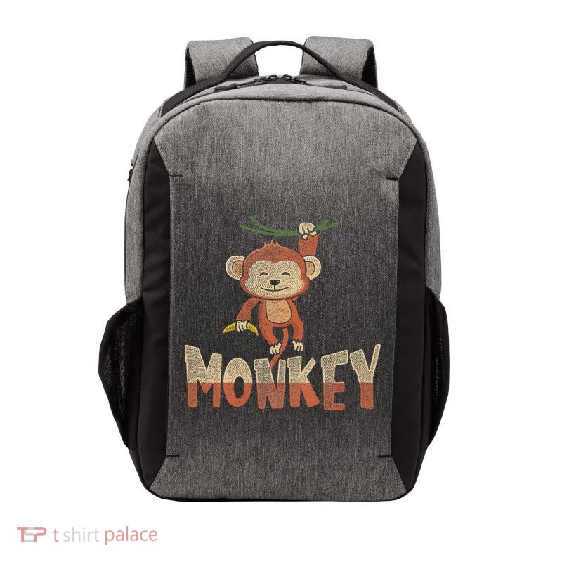 Cute Monkey Vector Backpack