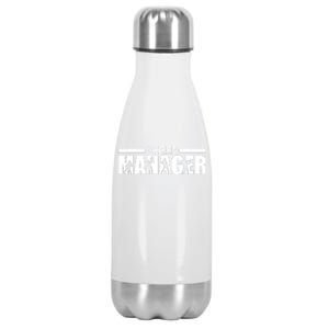 Cheer Manager Cheerleading Stainless Steel Insulated Water Bottle