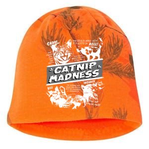 Catnip Madness Cute Kitten Cat Lover Gift For Cat Owners Kati - Camo Knit Beanie