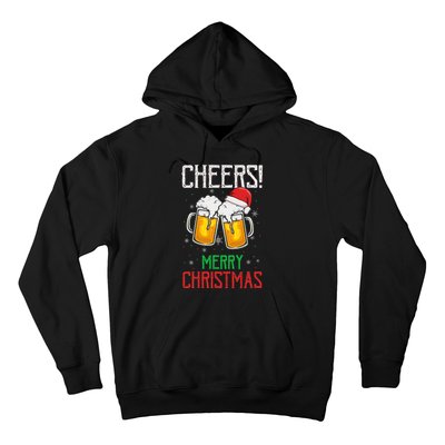 Cheers! Merry Christmas Beer Christmas Present Hoodie