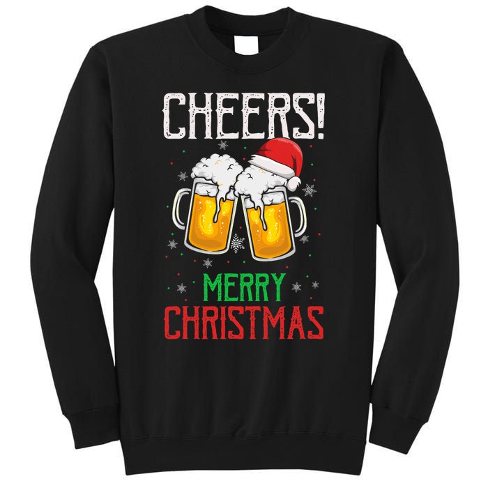 Cheers! Merry Christmas Beer Christmas Present Sweatshirt