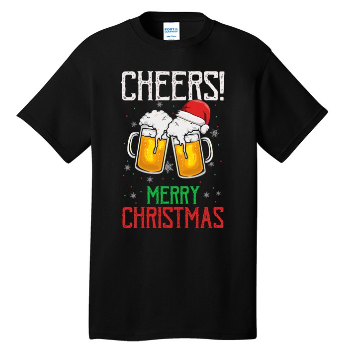 Cheers! Merry Christmas Beer Christmas Present Tall T-Shirt