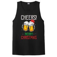 Cheers! Merry Christmas Beer Christmas Present PosiCharge Competitor Tank