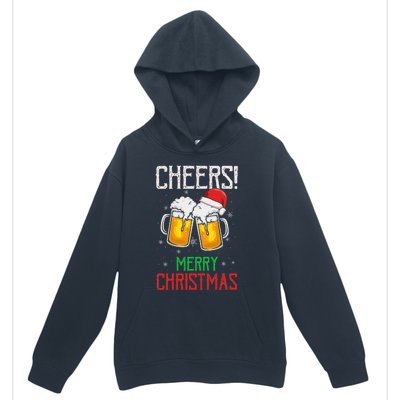 Cheers! Merry Christmas Beer Christmas Present Urban Pullover Hoodie