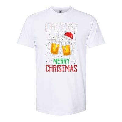 Cheers! Merry Christmas Beer Christmas Present Softstyle CVC T-Shirt