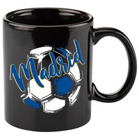 Cool Madrid Cf Soccer Ball 11oz C Handle Ceramic Mug
