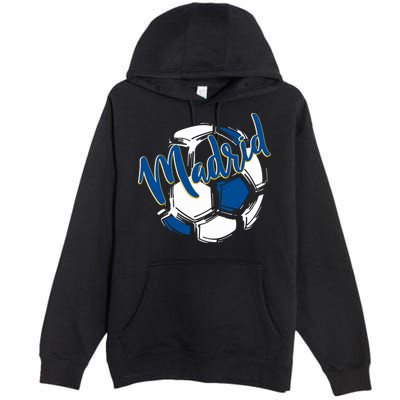 Cool Madrid Cf Soccer Ball Premium Pullover Hoodie